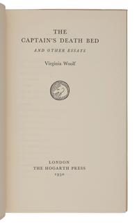 WOOLF, Virginia (1882-1941). The Captain’s Death Bed and Other Essays . London: Hogarth Press, 1950.