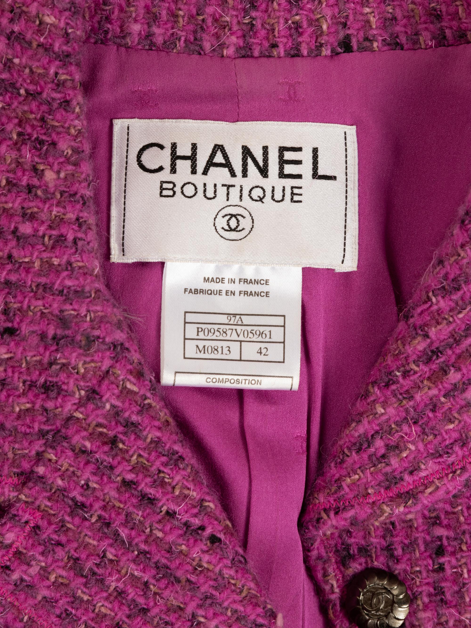 Chanel Wool Tweed Jacket, Fall 1997