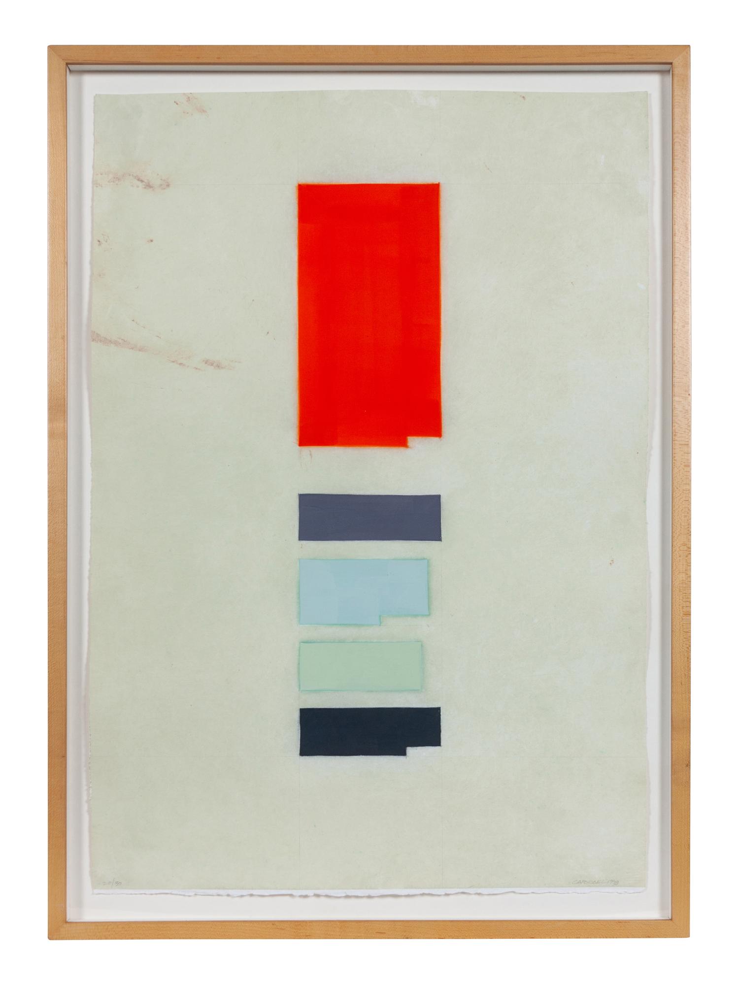 Chrome Orange, Chrome Violet , and Zinc White (A Group of Three Works)