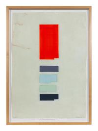 Chrome Orange, Chrome Violet , and Zinc White (A Group of Three Works)