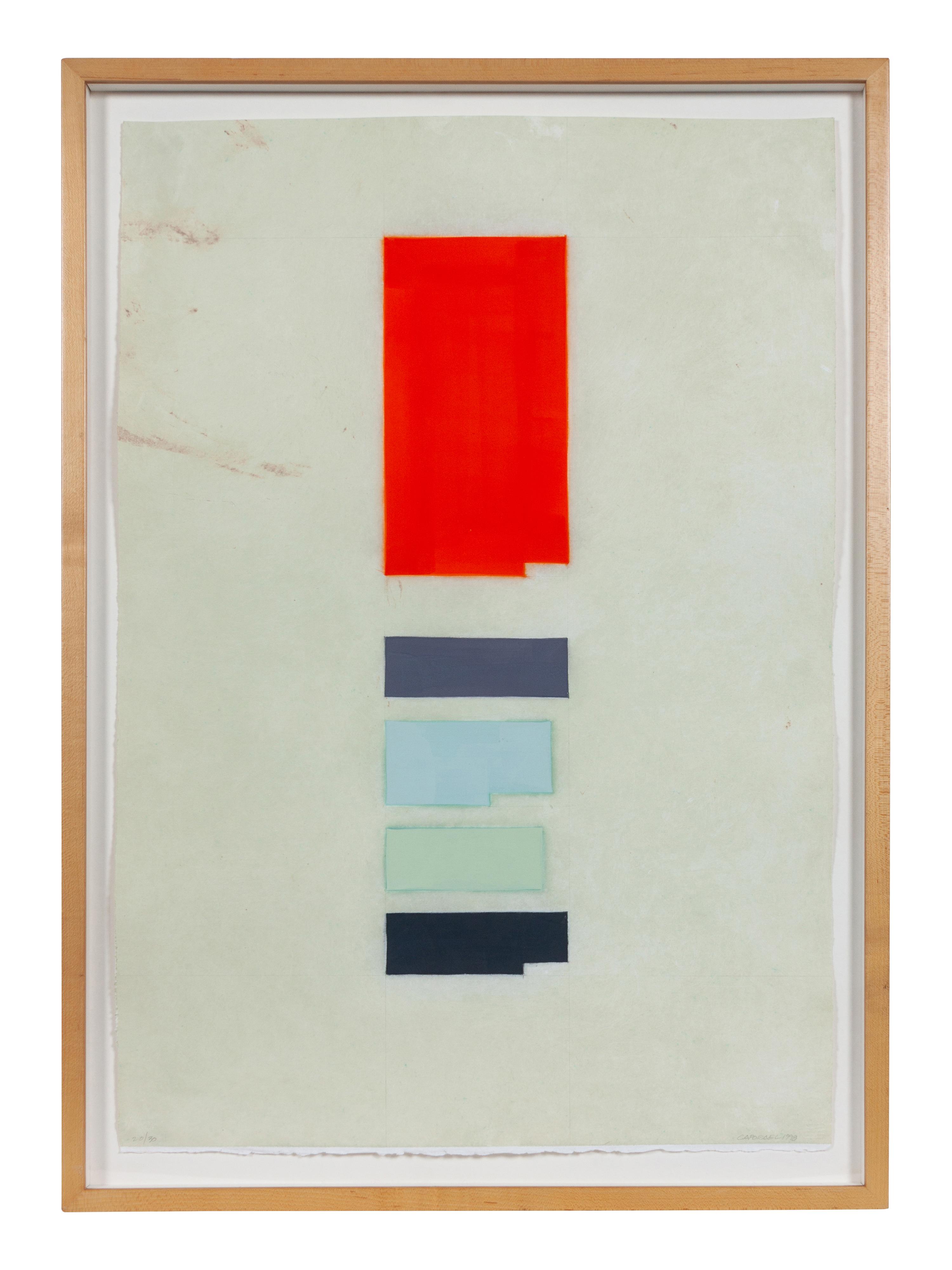 Chrome Orange, Chrome Violet , and Zinc White (A Group of Three Works)