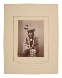 [Gardner, Alexander (1821-1882), photographer]. Albumen photograph of Long Fox, Dakota. [Washington, D.C., 1872].