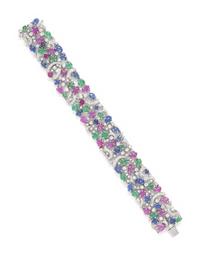 DIAMOND AND MULTIGEM BRACELET