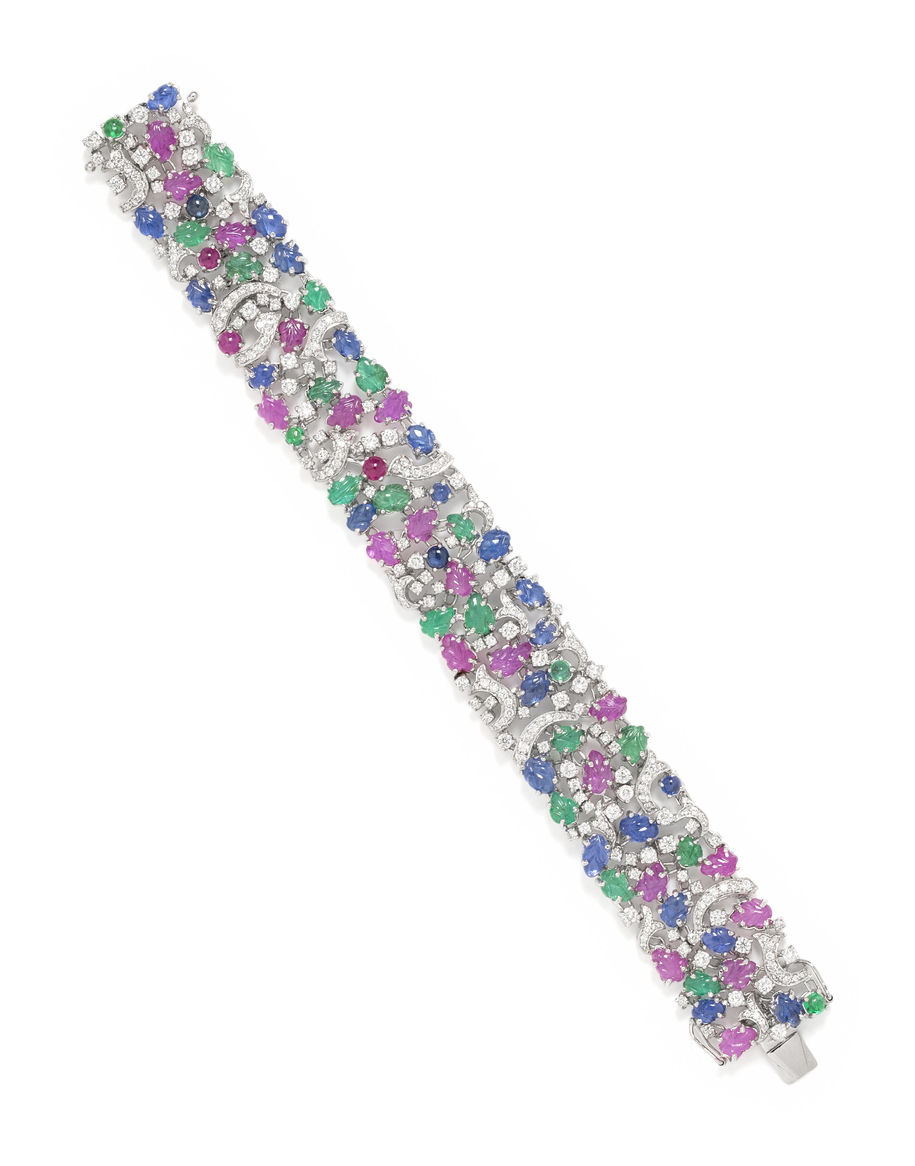 DIAMOND AND MULTIGEM BRACELET