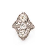 ANTIQUE, DIAMOND RING