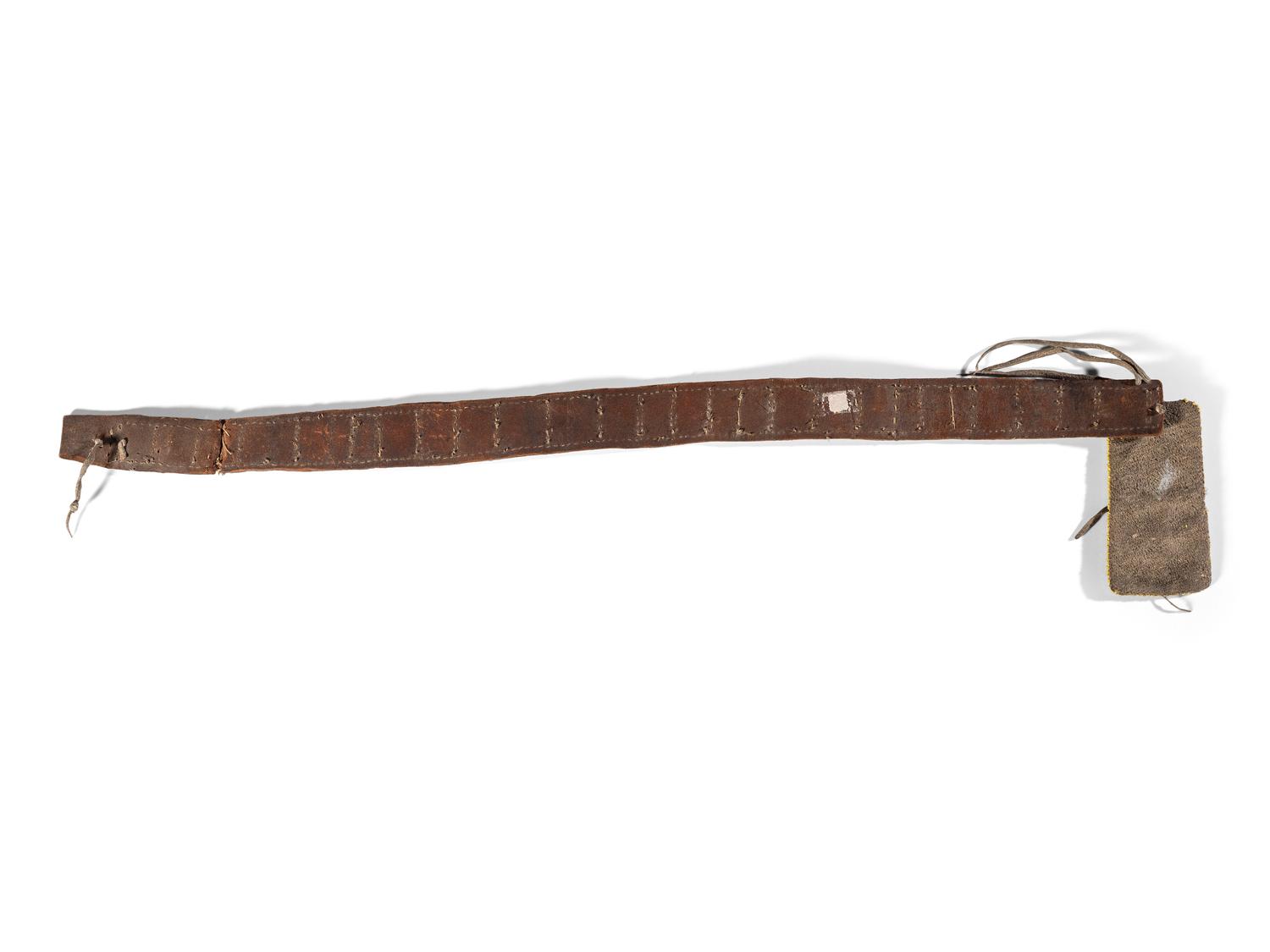 Ute Girls' Beaded Belt with Strike-a-Light Bag