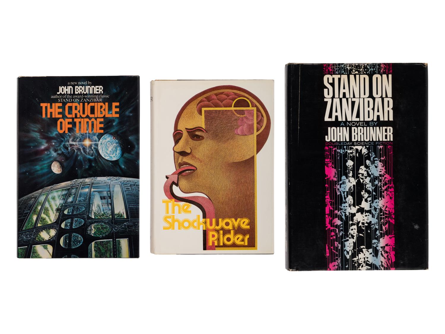 BRUNNER, John (1934-1995). A group of 3 FIRST EDITIONS, comprising: