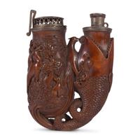 A Finely Carved German Black Forest Pipe