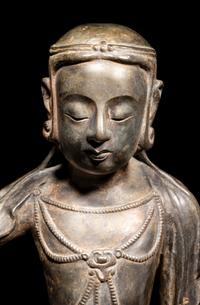 A Bronze Figure of Seated Buddha