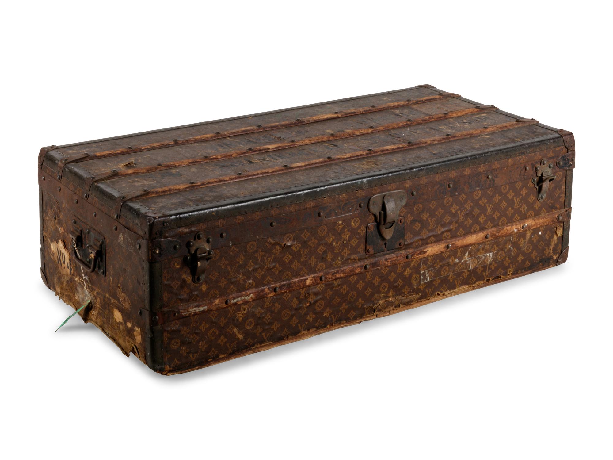 A Louis Vuitton Steamer Trunk
