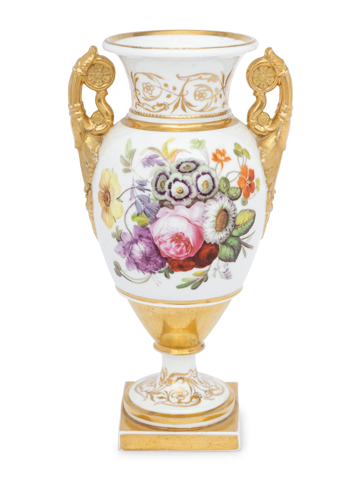 A Staffordshire Porcelain Vase