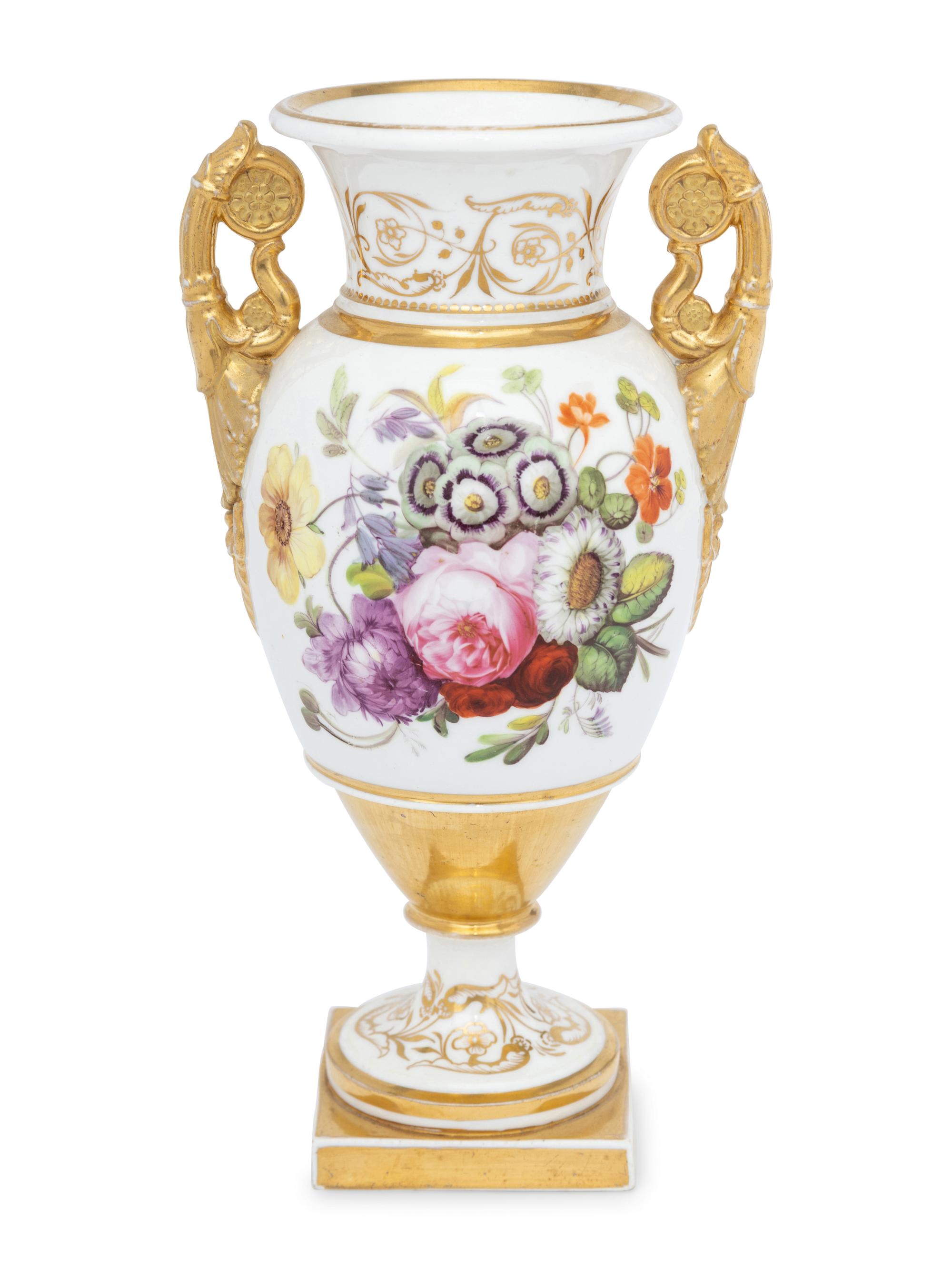 A Staffordshire Porcelain Vase