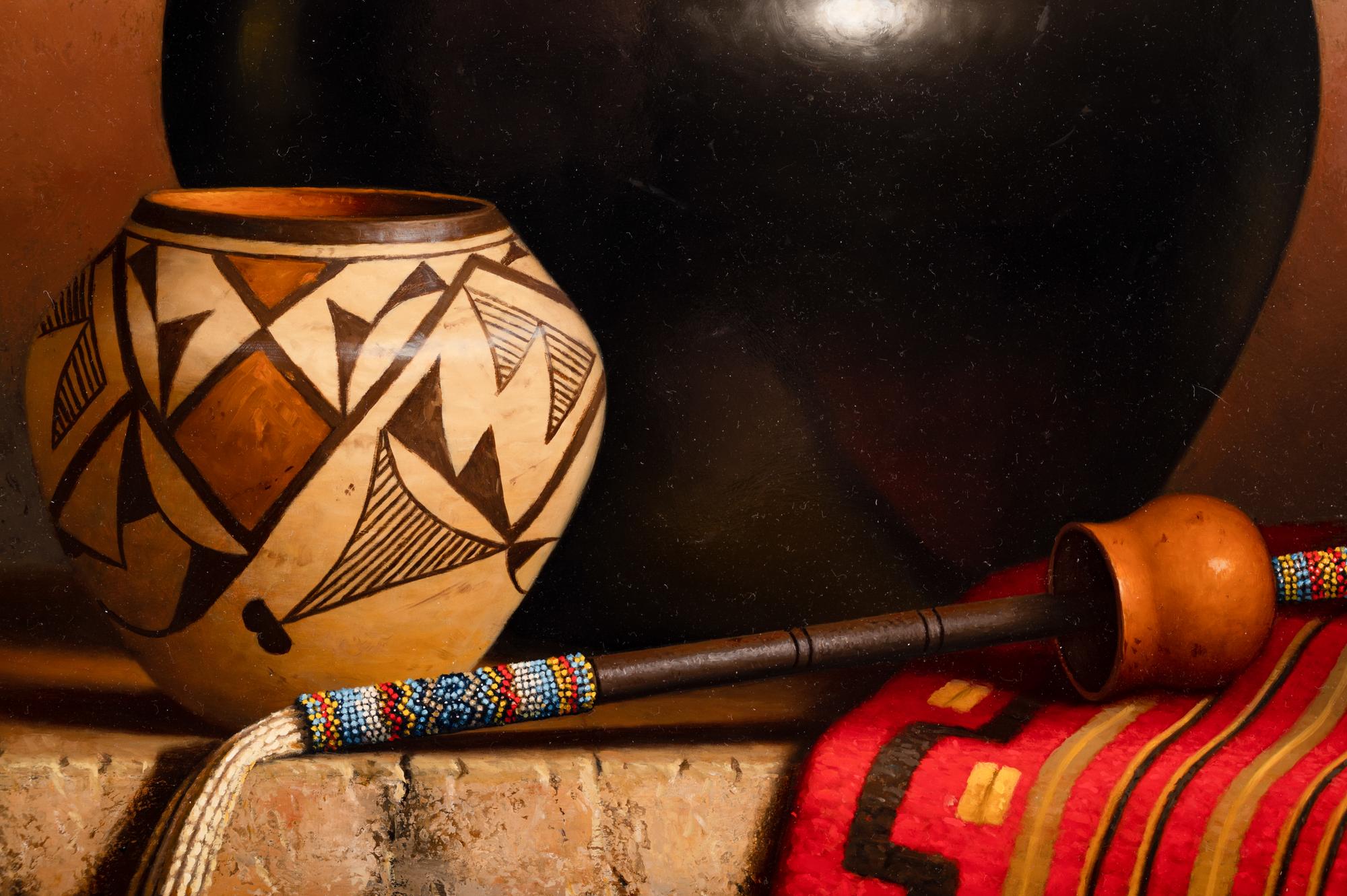 Blackware Olla and Blanket