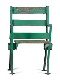 A Vintage Chicago White Sox Comiskey Park Stadium Seat Chair,