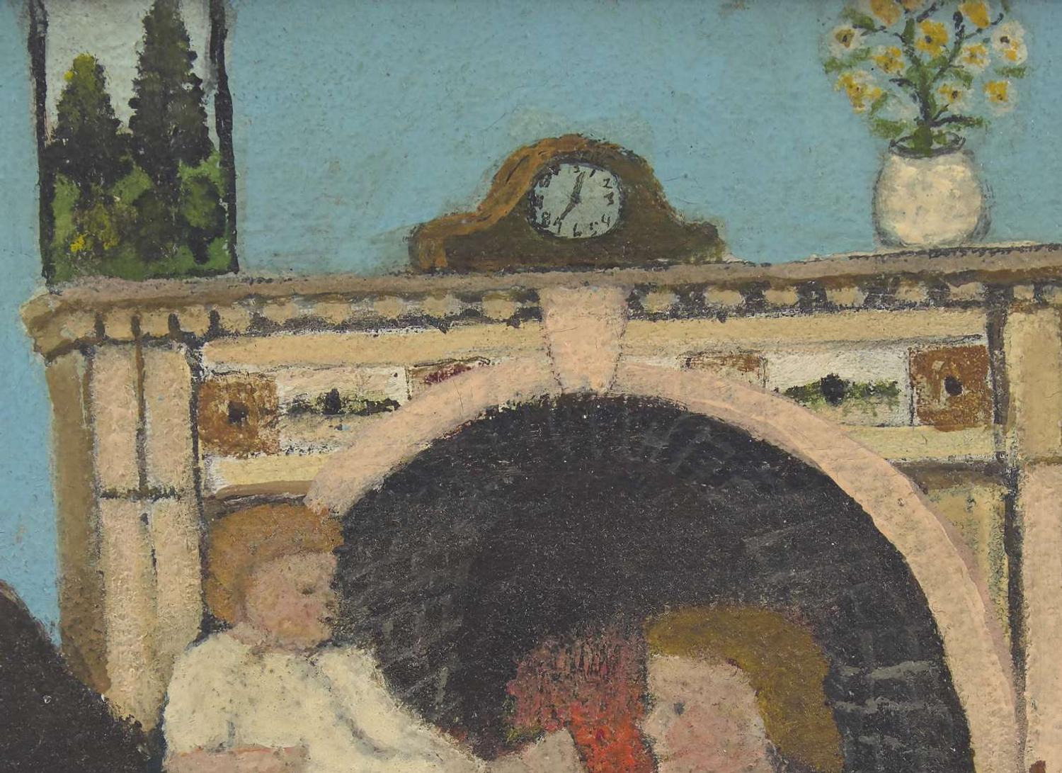 John Kane (American, 1860-1934) - Grandma at Fireside