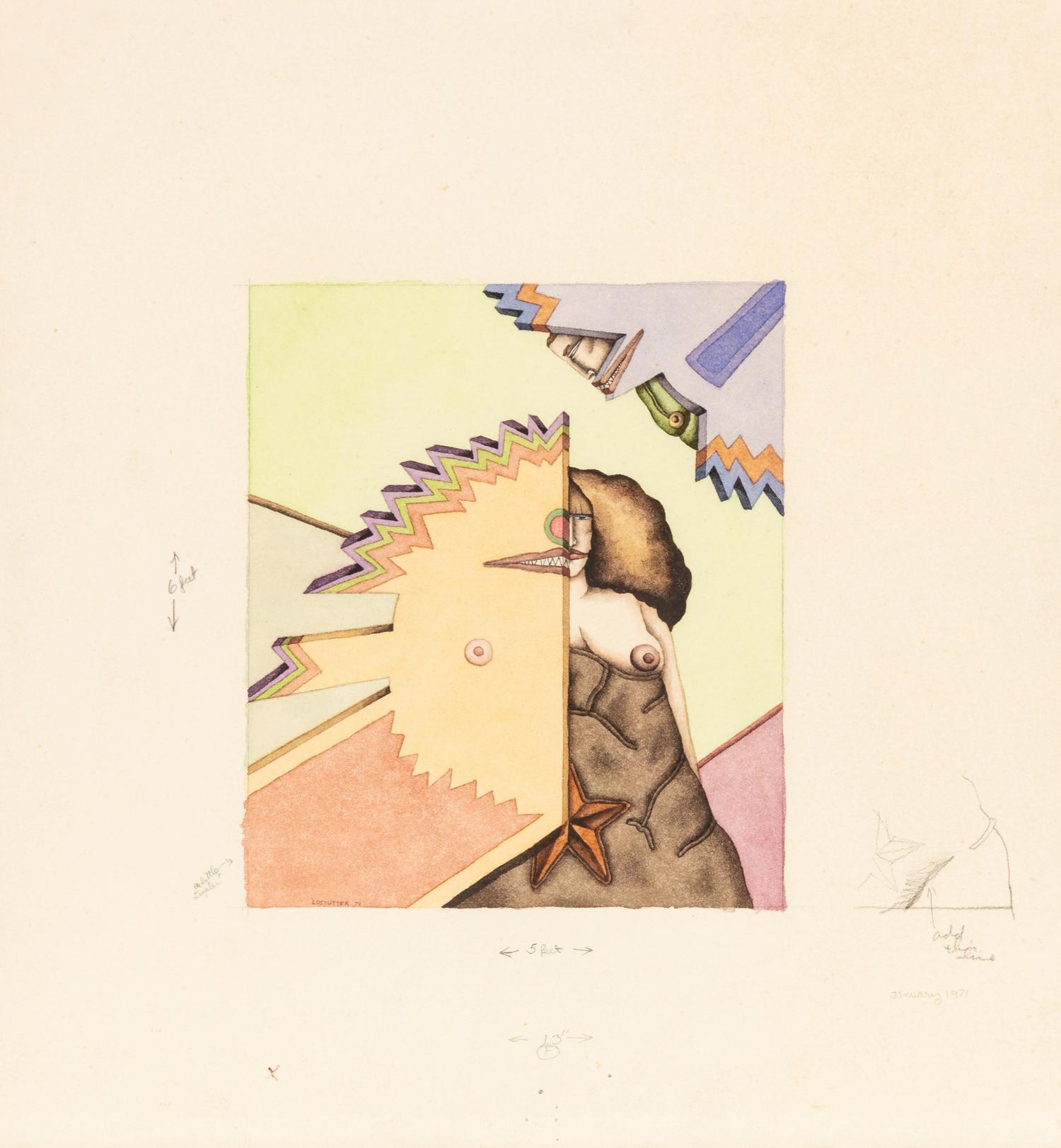 Robert Lostutter (American, b. 1939) — Untitled, 1971