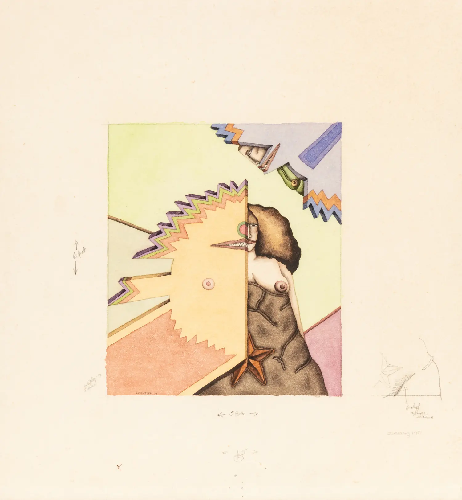 Robert Lostutter (American, b. 1939) — Untitled, 1971 | Freeman's