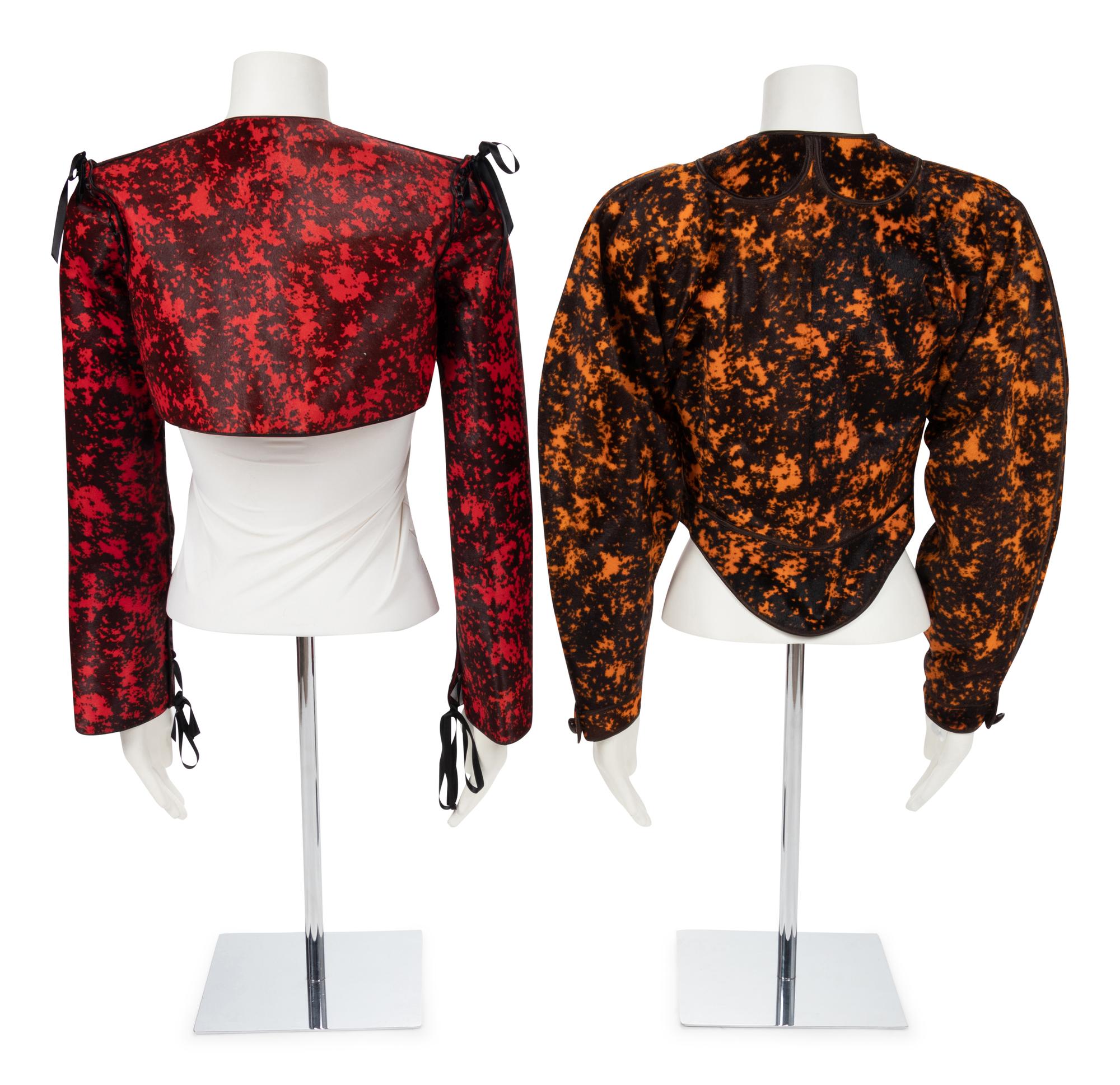 Two Geoffrey Beene Bolero Jackets, 1990s