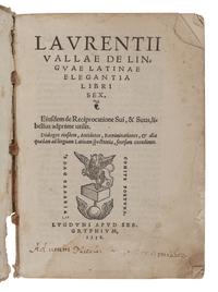 [16th CENTURY PRINTING - LYON]. A group of 3 works, comprising: