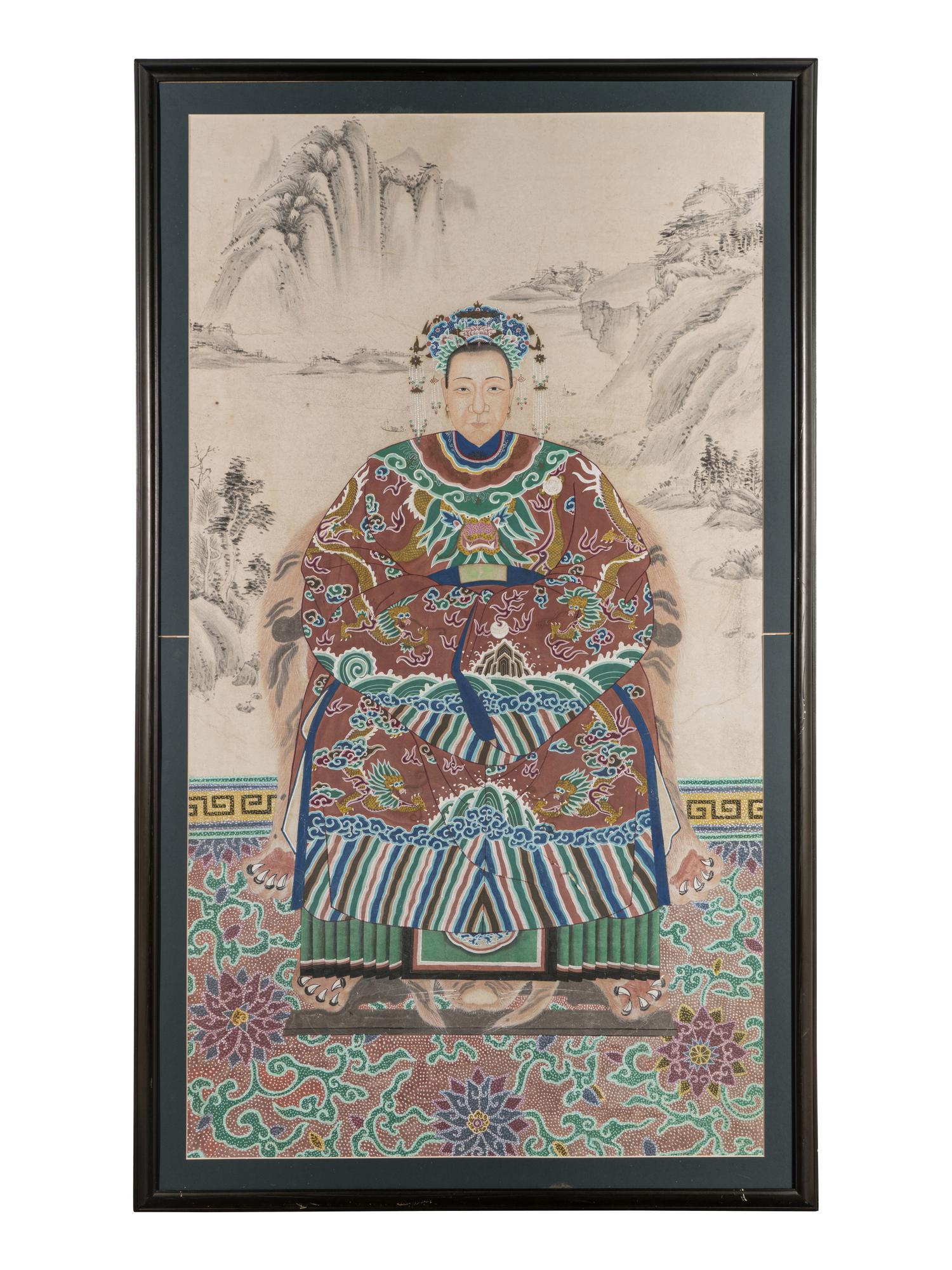 A Pair of Ancestor Portraits