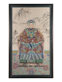 A Pair of Ancestor Portraits