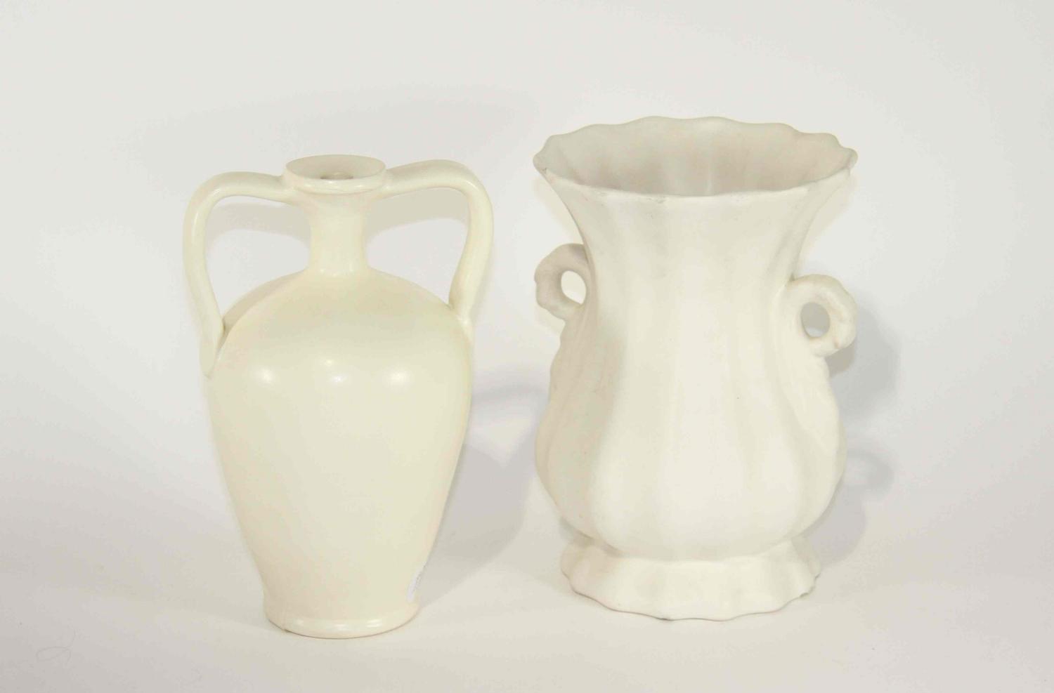 A Group of Eight Haeger Pottery Table Articles Height of tallest 9 1/4 inches.