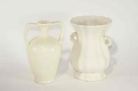 A Group of Eight Haeger Pottery Table Articles Height of tallest 9 1/4 inches.