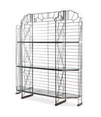 An Art Deco Style Steel Baker’s Rack