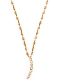 YELLOW GOLD AND DIAMOND NECKLACE