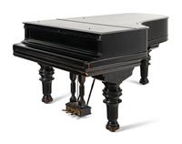 A Steinway and Sons Ebonized Grand Piano