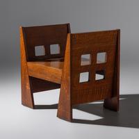 Charles Limbert (American, 1854–1923) — Hall Seat, model 243, c. 1905-18