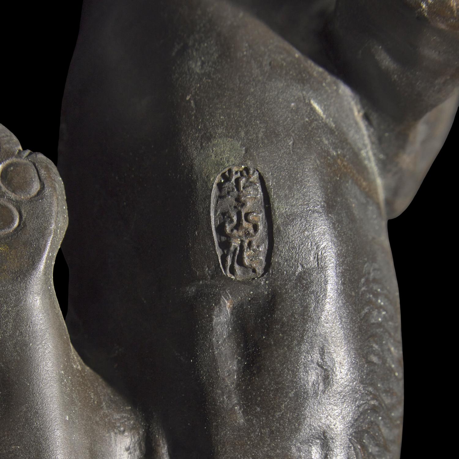 A Japanese Patinated Bronze 'Tigress and Cubs' Okimono, Meiji/Taisho Period