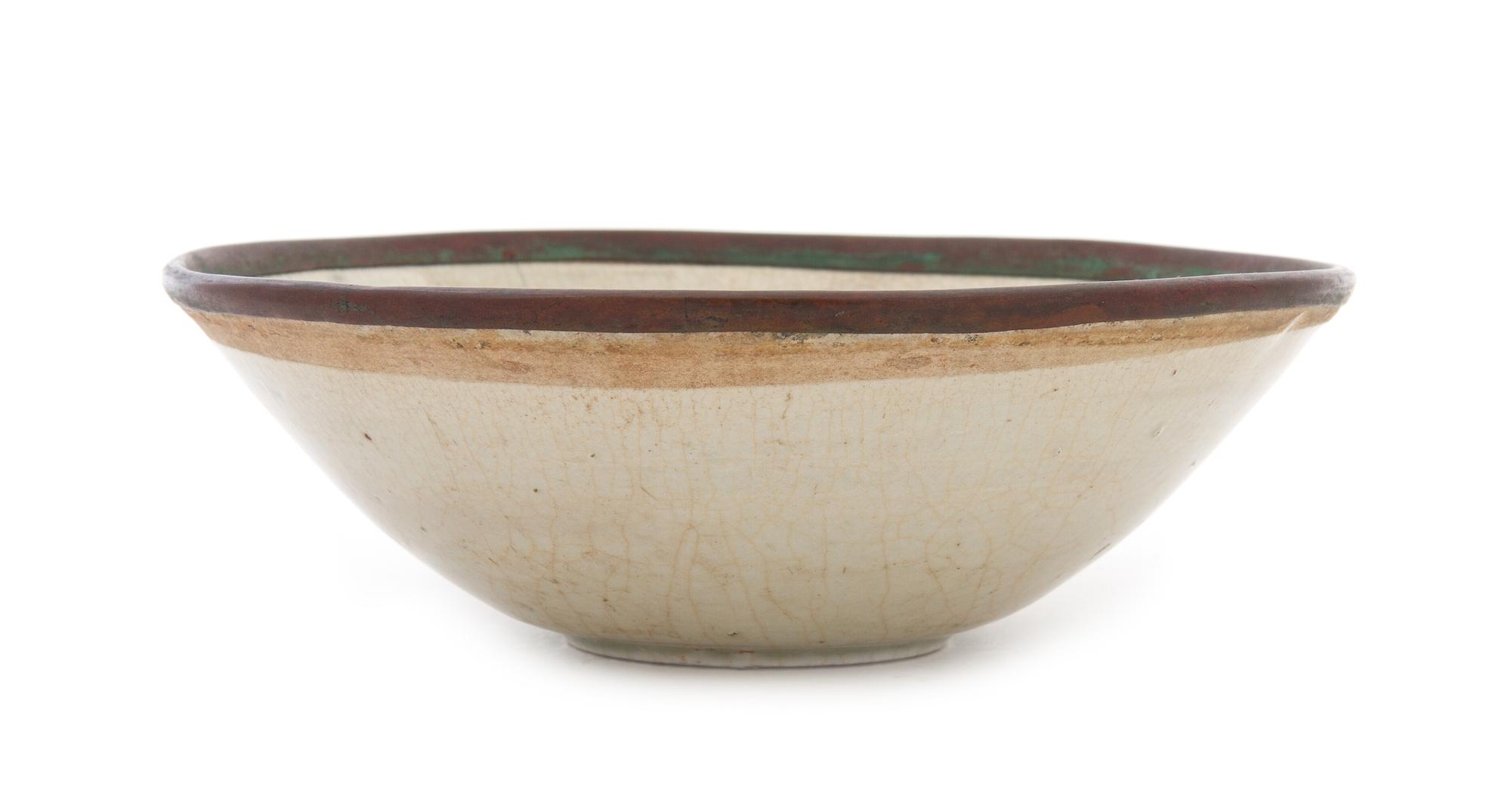 A Yingqing Glazed Porcelain Bowl LIKELY SONG DYNASTY Diameter 7 1/8 inches. — LIKELY SONG DYNASTY