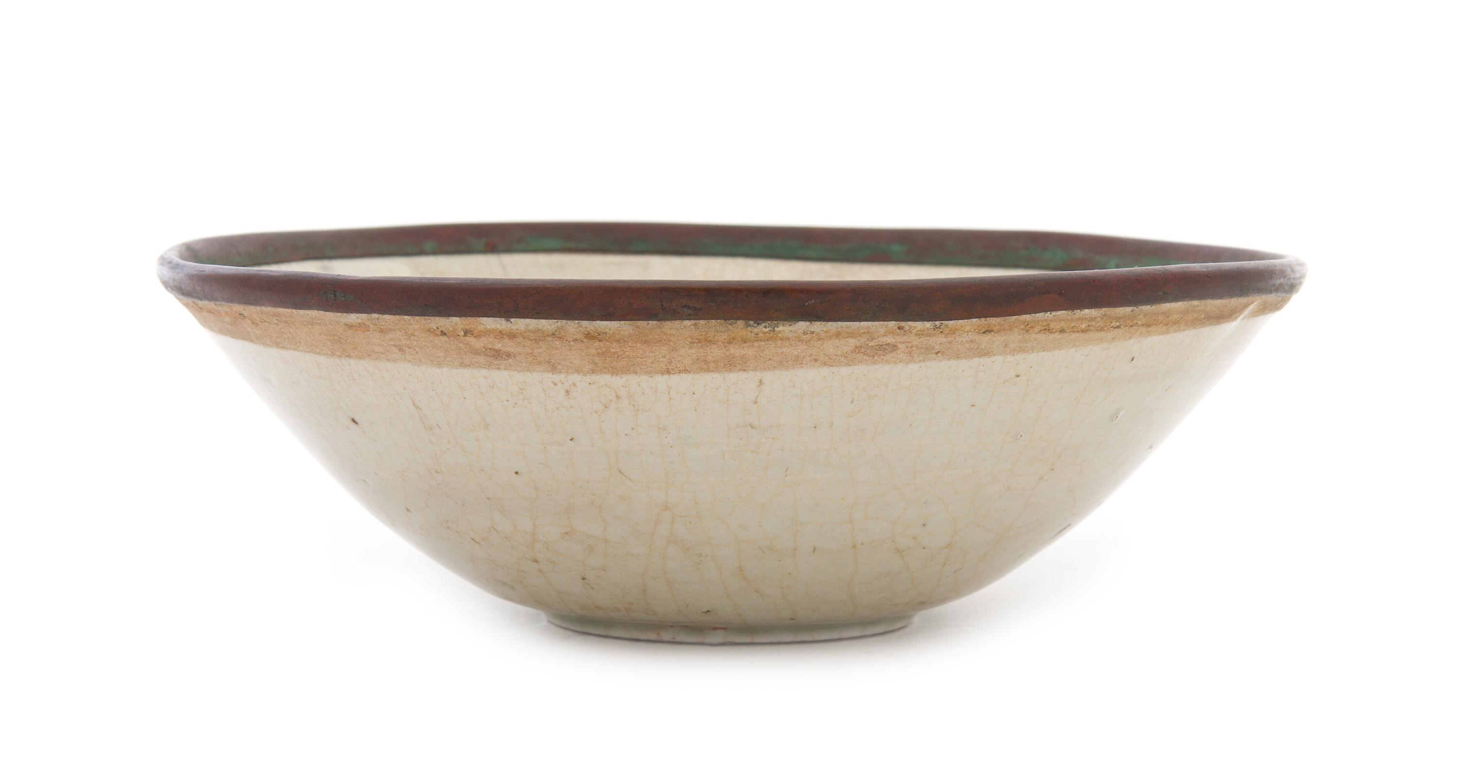 A Yingqing Glazed Porcelain Bowl LIKELY SONG DYNASTY Diameter 7 1/8 inches. — LIKELY SONG DYNASTY