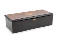 A Swiss Marquetry Cylinder Music Box