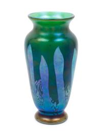 Iridescent Fish Vase Orient & Flume, USA
