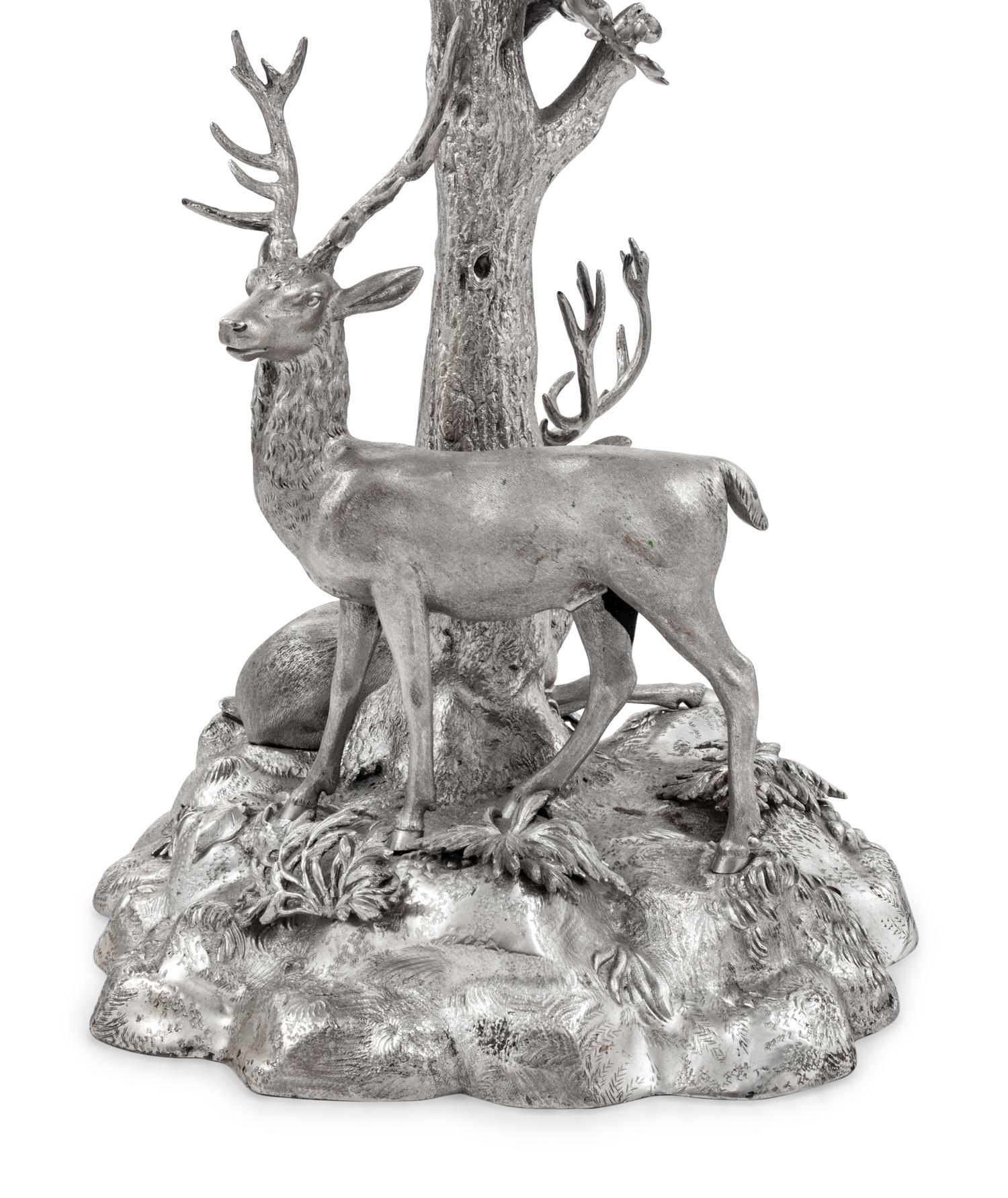 An Elkington & Co. Silver-Plate Centerpiece