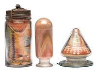 A Collection of John A. Adams Sand Art Bottles, Along with Custom Box and Unused Bottle
