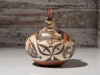 Acoma Four-Color Pottery Wedding Vase
