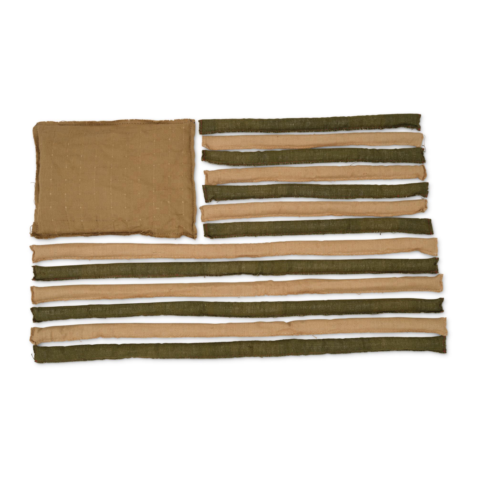 Amy O'Neill (American, b. 1971) — Deconstructing 13 Stripes and a Rectangle #6 , 2011