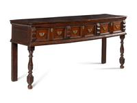 A Charles II Oak Sideboard