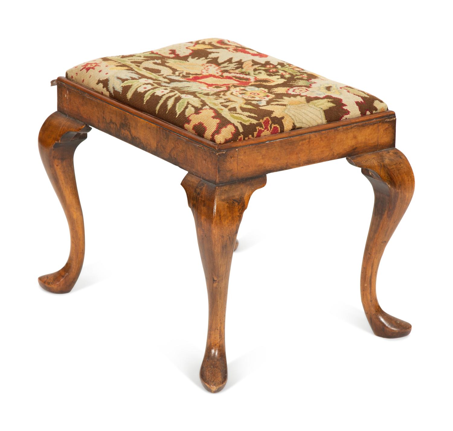 A George III Mahogany Ottoman