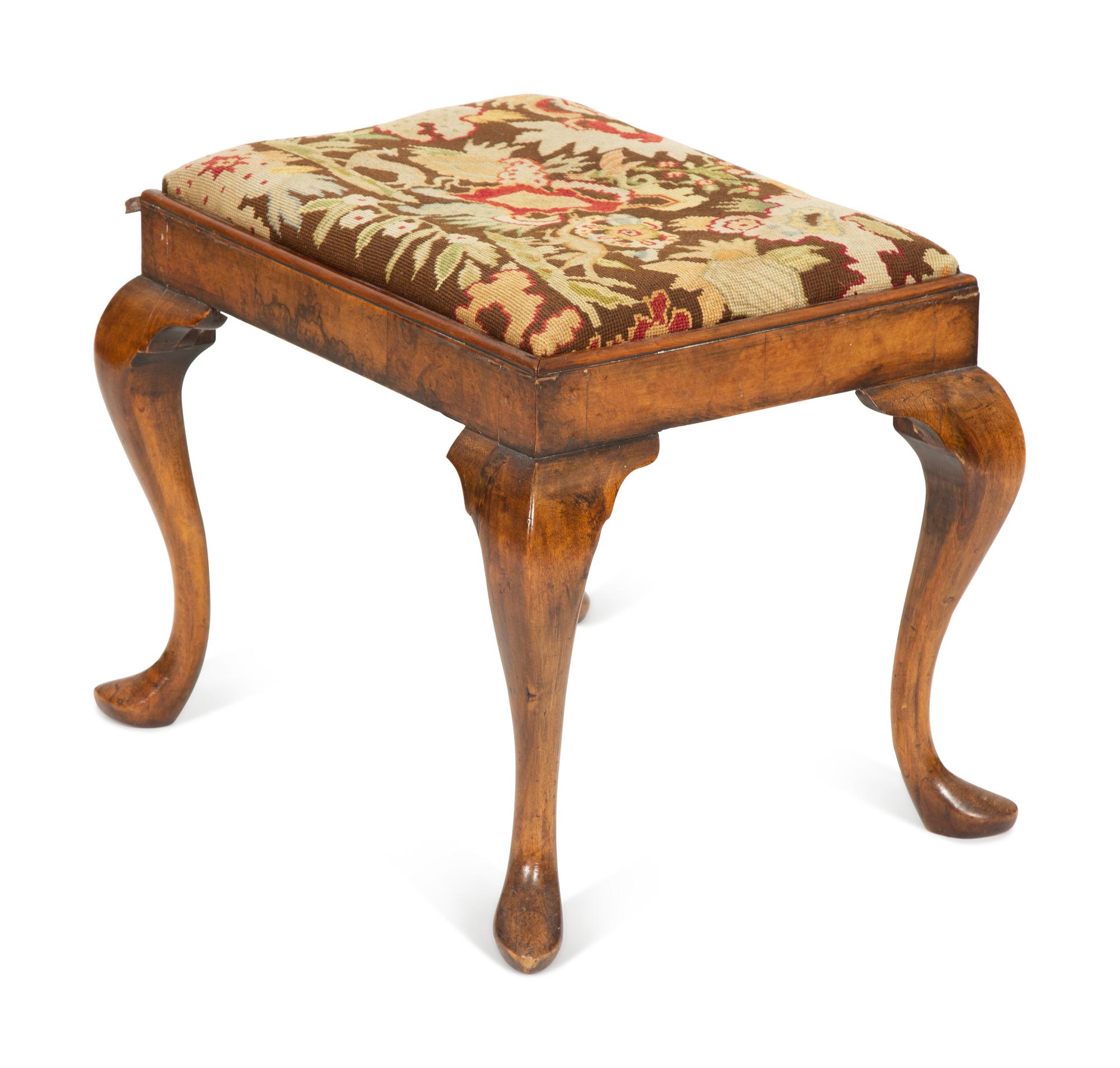 A George III Mahogany Ottoman
