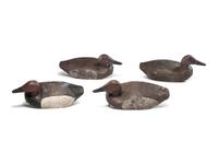 Four Carved and Painted Wood Duck Decoys