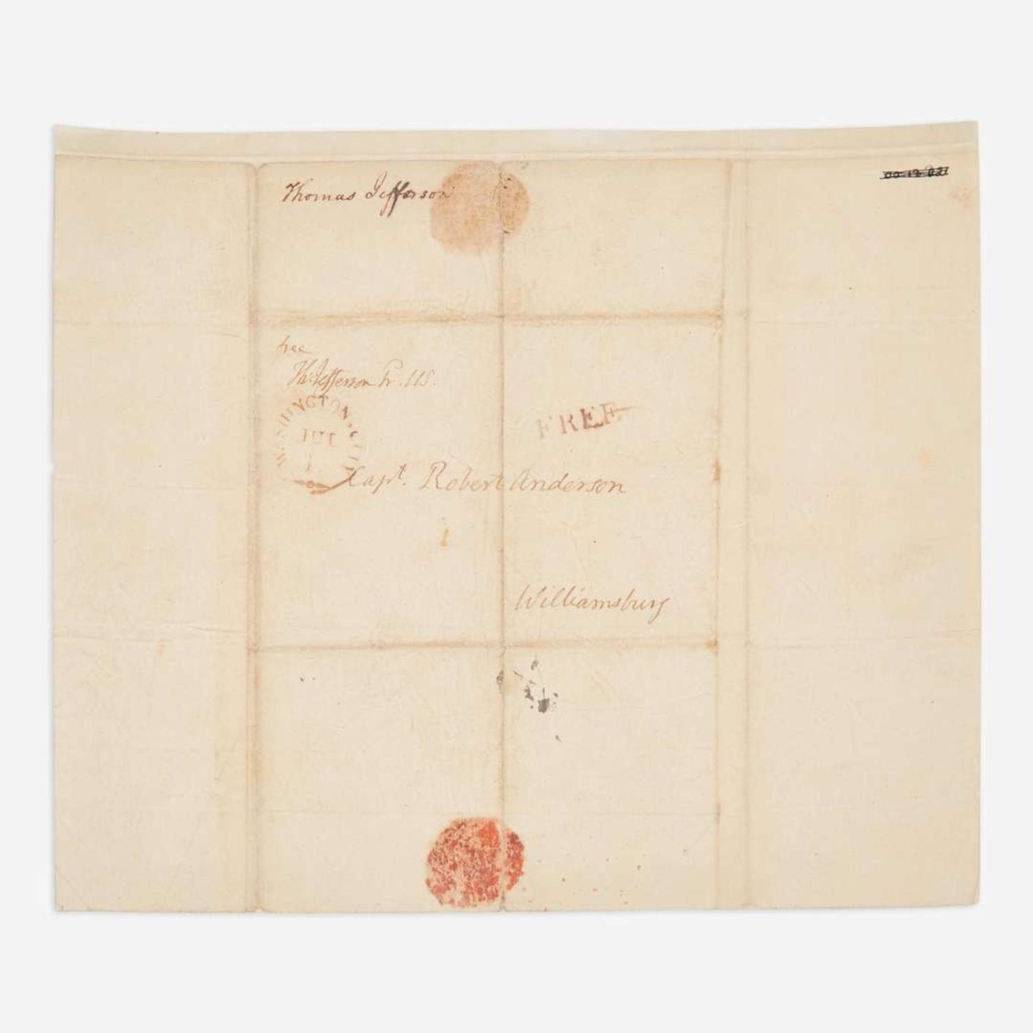 [Presidential] Jefferson, Thomas Autograph Letter, signed