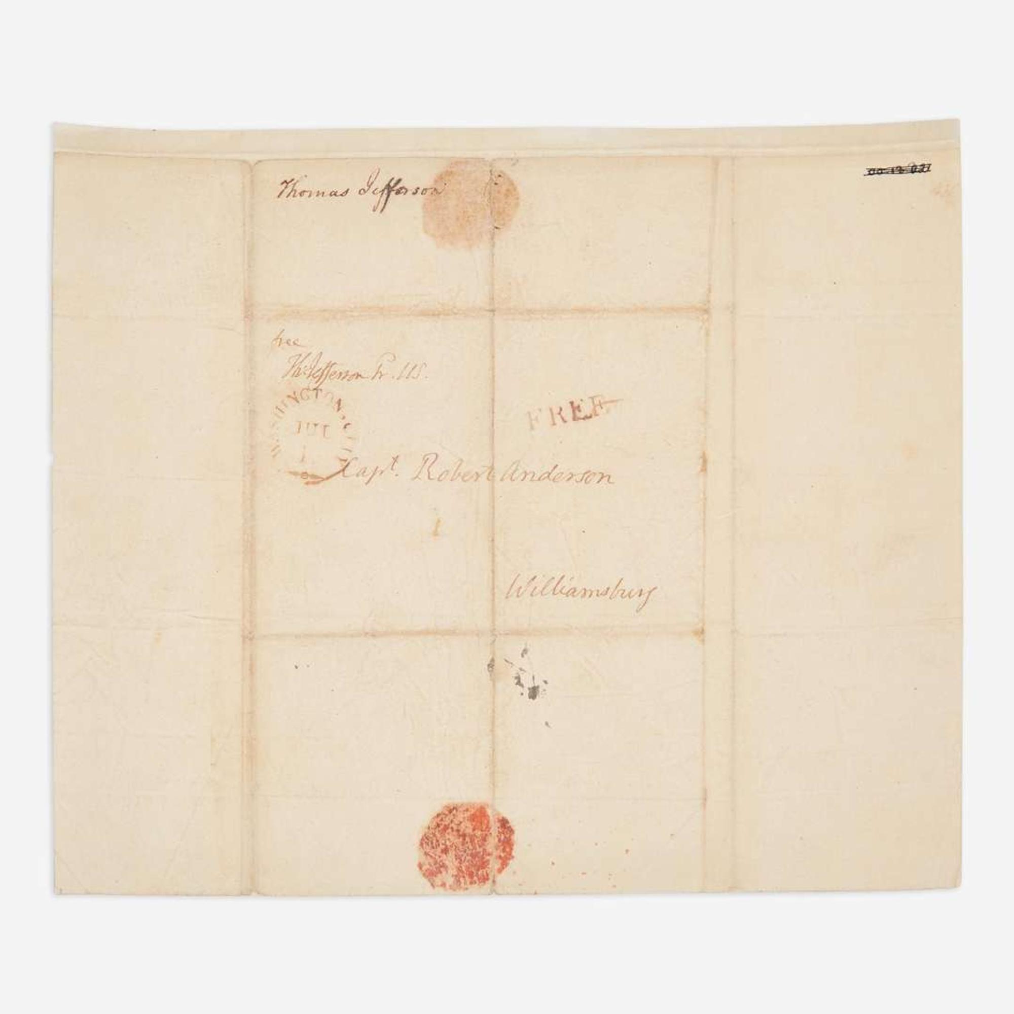 [Presidential] Jefferson, Thomas Autograph Letter, signed