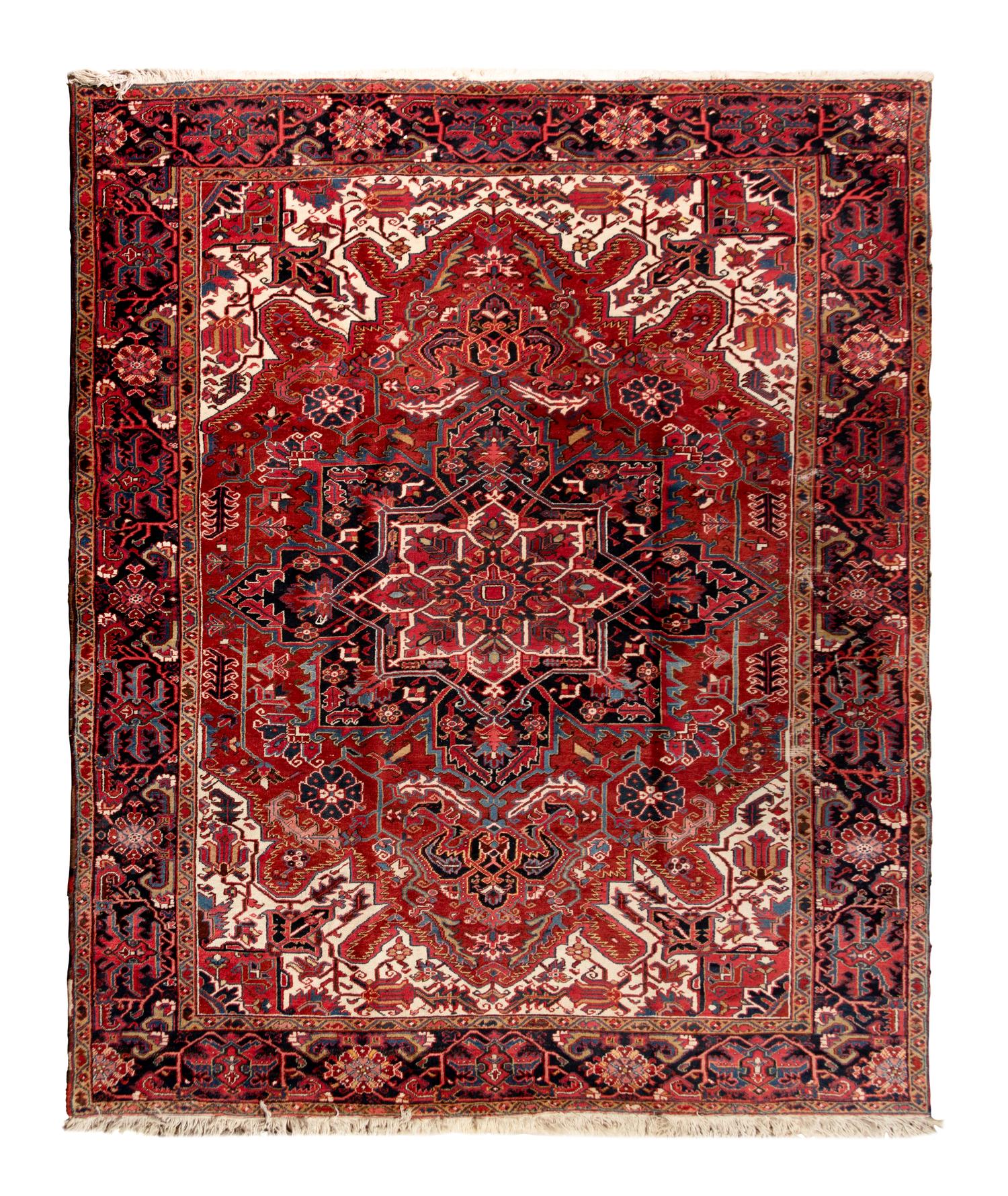 A Heriz Wool Rug