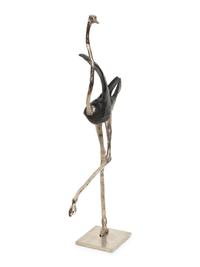 A Daum P â te de Verre La Miss Ostrich Sculpture