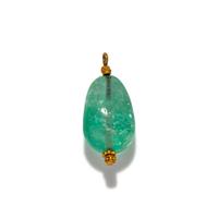 A Roman Aquamarine and Gold Pendant
