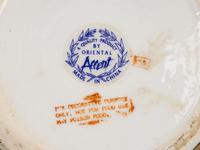 A Pair of Chinese Export Porcelain Animal Pattern Jardinières
